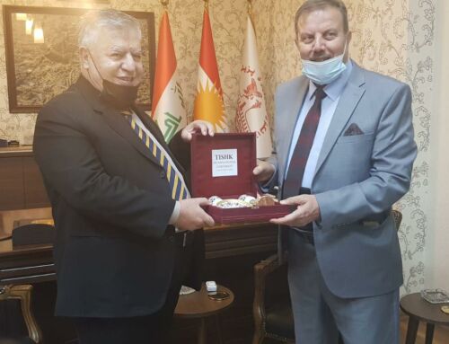 TIU Presidency congratulate the new President of Hawler Medical University