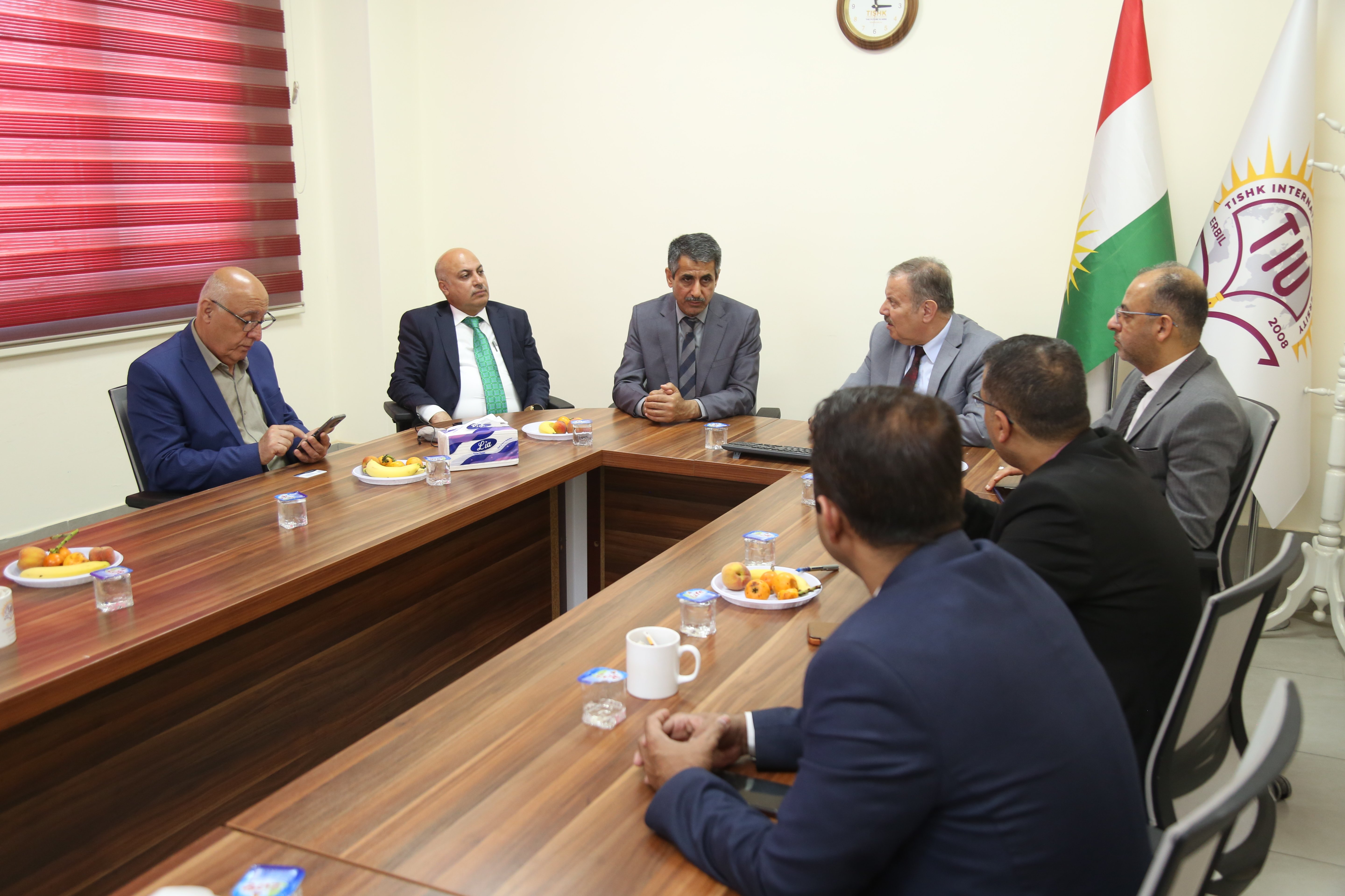 A Delegation from Iraqi Universities Visits TIU