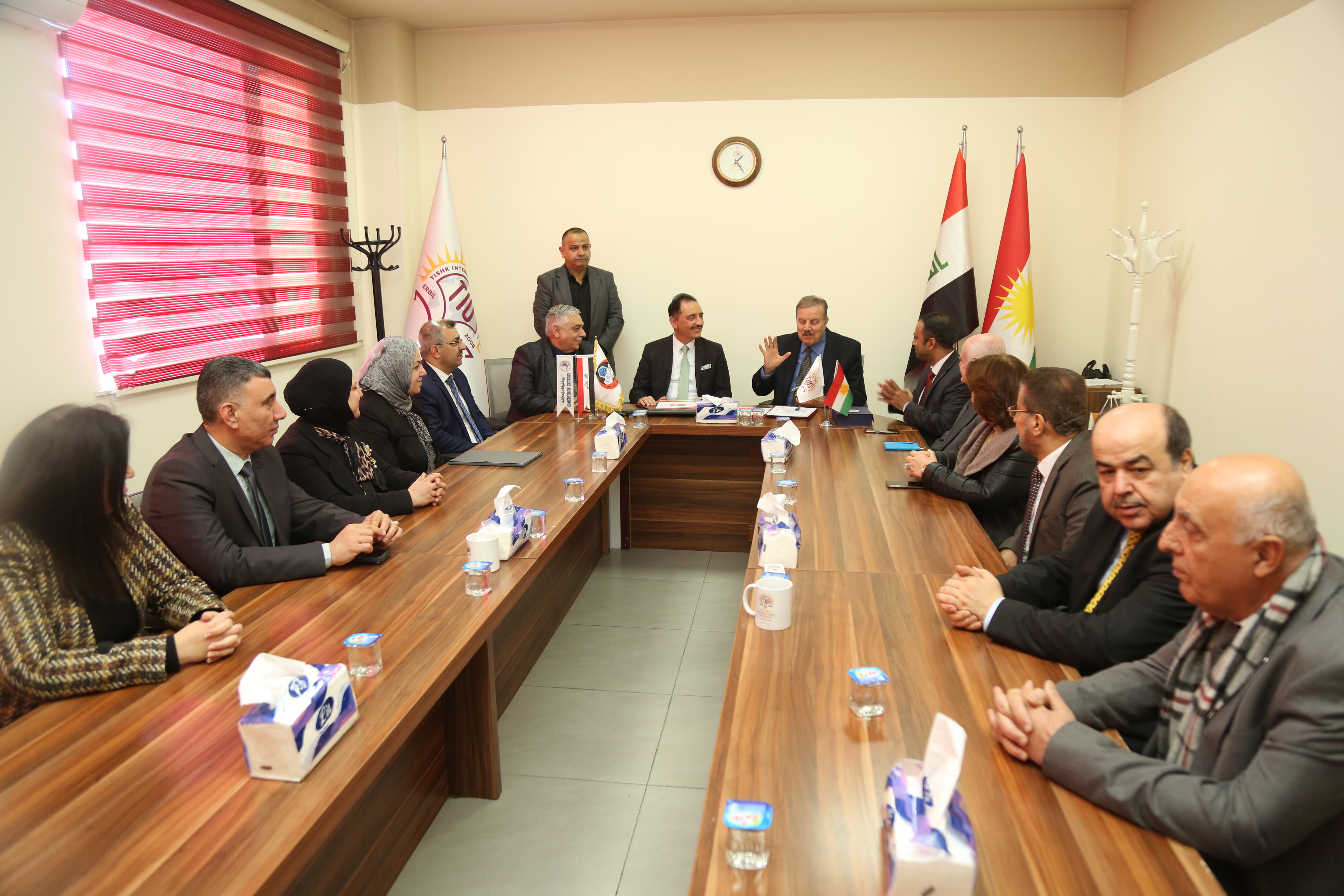 Tishk International University and the University of Mosul signed an MoU