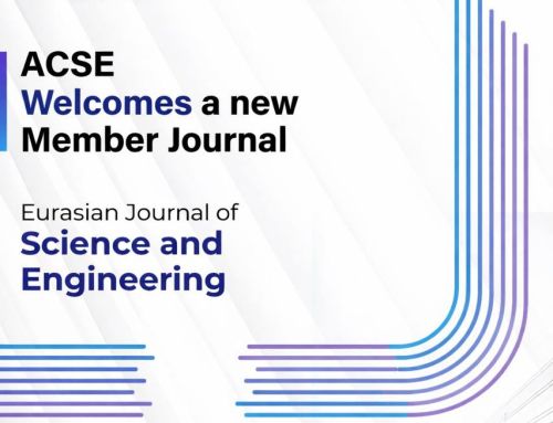 Eurasian Journal of Science and Engineering Becomes an Official ACSE Member Journal