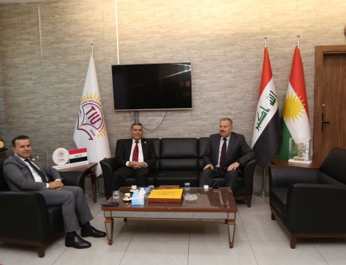 Salahaddin University President Visits Tishk International University to Discuss Future Academic Collaboration
